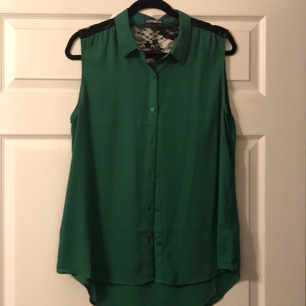 Express Sleeveless Tunic Shirt